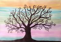 Watercolor - Tree - Watercolor